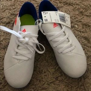 Adidas size 1 sports shoes